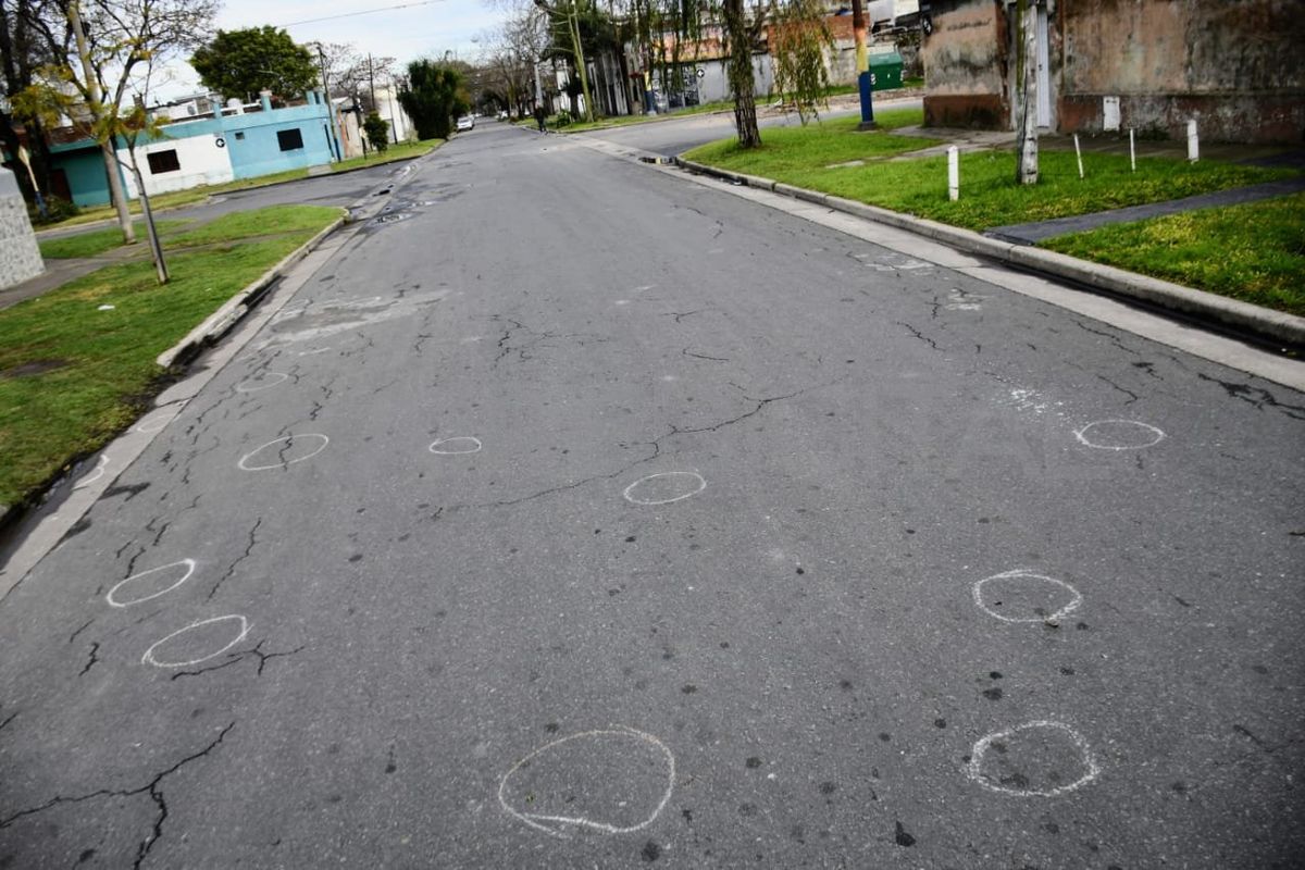 El lugar de la balacera. El lugar de la balacera.
