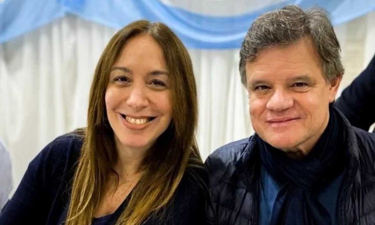 Se casan María Eugenia Vidal y Enrique Quique Sacco