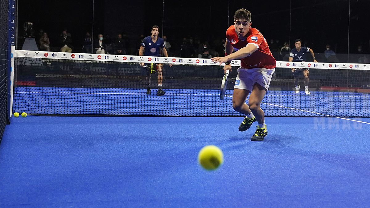 Durante el World Pádel Tour