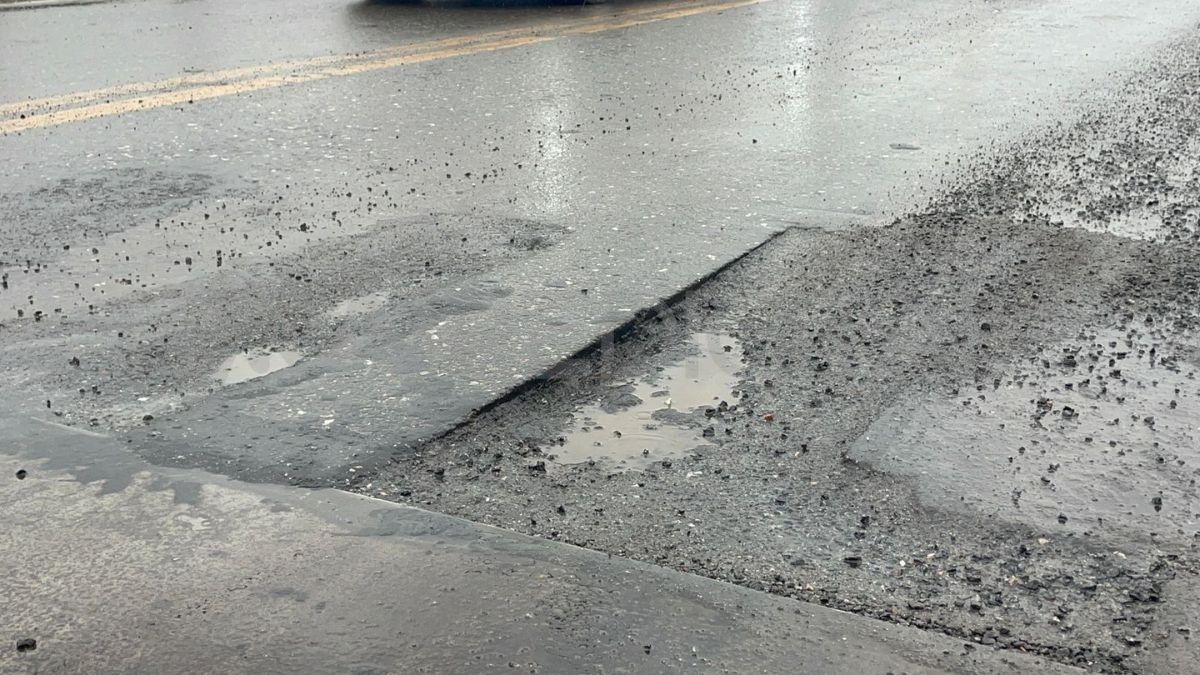 Así quedaron los desagotes en el Puente Carretero. Así quedaron los desagotes en el Puente Carretero.