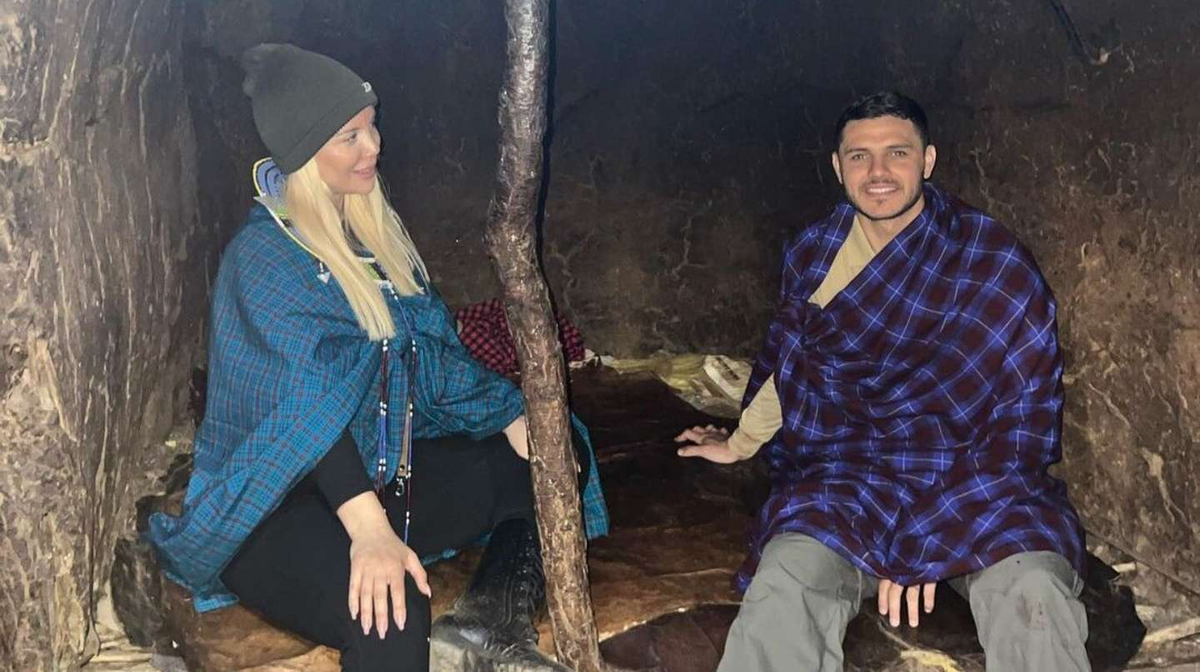 Wanda e Icardi fueron a una aldea africana y un detalle sangriento asustó a los usuarios