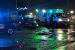 El accidente ocurrió en una de las rotondas del puente que cruza la Ruta Nacional 168, a la altura de barrio El Pozo.