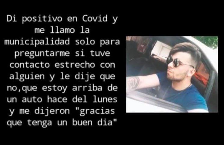 Dio positivo de coronavirus y durmió durante 4 días en su auto para no contagiar a sus padres