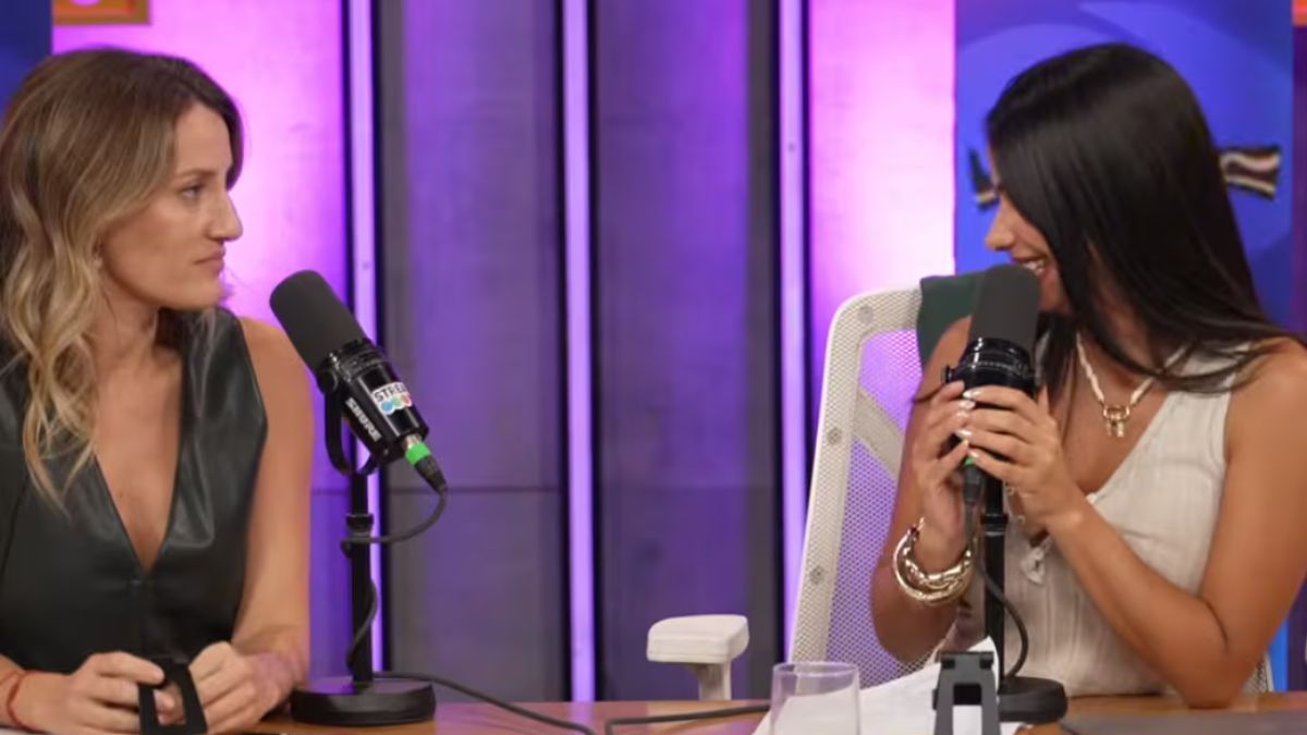 Mica Viciconte y Daniela Celis comparten el espacio en el programa "La jugada", emitido por Telefe Streams.