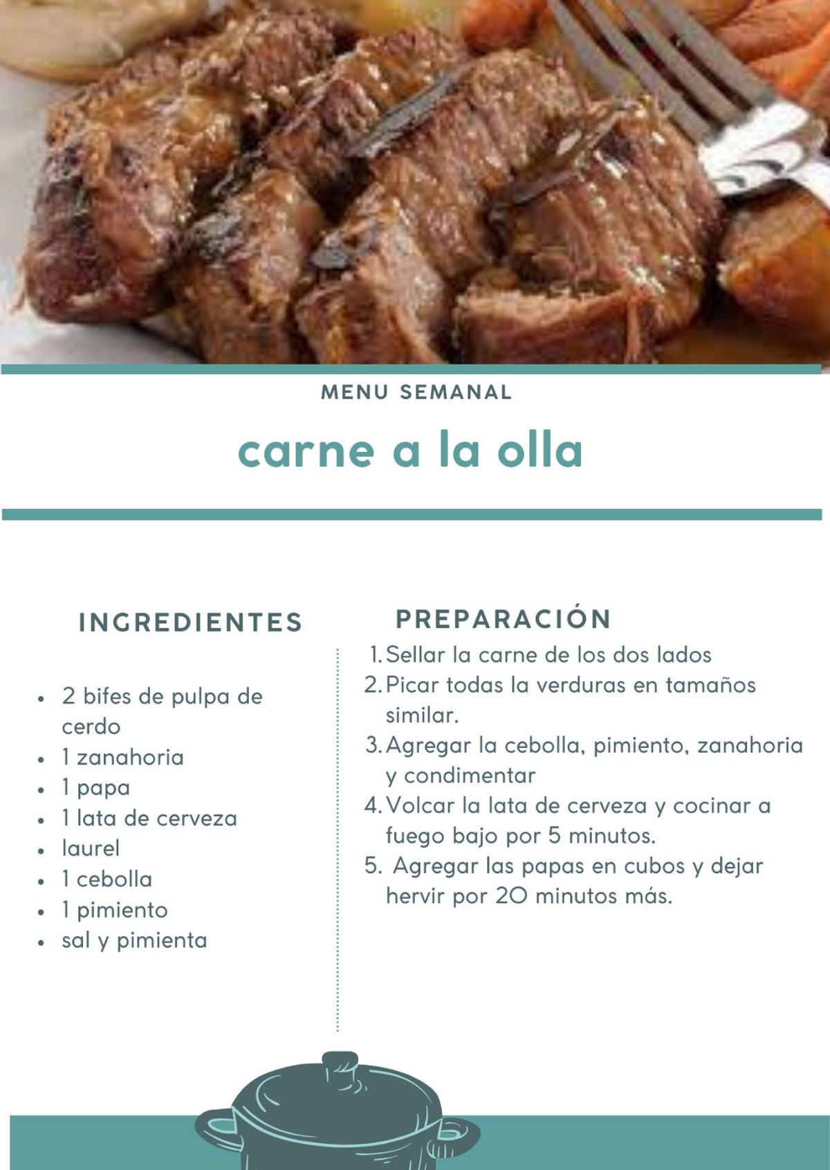 El paso a paso para hacer carne a la olla en casa. El paso a paso para hacer carne a la olla en casa.