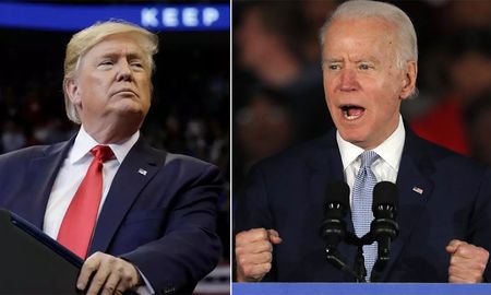 Donald Trump y Joe Biden se enfrentan por la presidencia de Estados Unidos. Donald Trump y Joe Biden se enfrentan por la presidencia de Estados Unidos.
