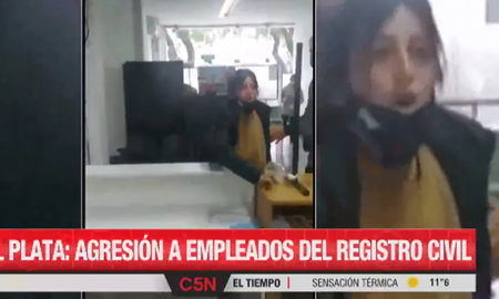 Mar del Plata: destrozó el registro civil porque le negaron un trámite Mar del Plata: destrozó el registro civil porque le negaron un trámite
