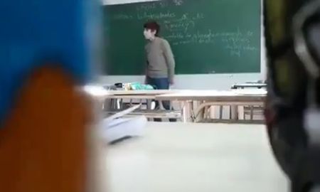La docente fue grabada por un alumno mientras discutía. La docente fue grabada por un alumno mientras discutía.