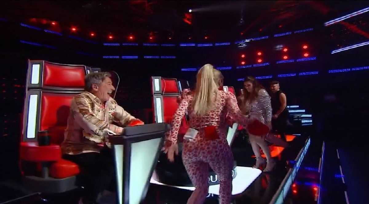 La Voz Argentina: el jurado se descontroló y terminó corriendo por el estudio