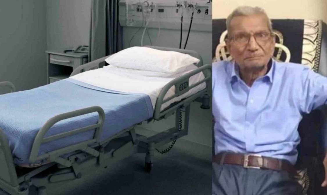 Un hombre de 85 años con coronavirus cedió su cama para salvar a un joven y luego murió en su casa