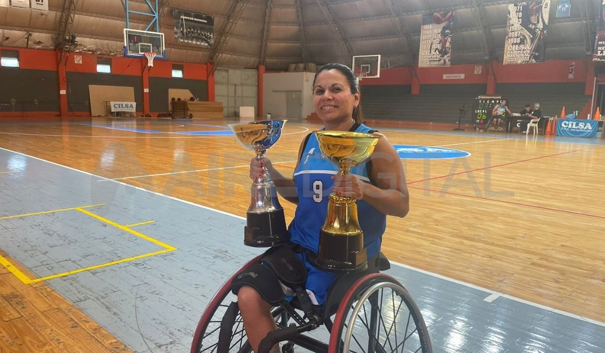 Cilsa campeón de la Liga Nacional de basquet sobre silla de ruedas.