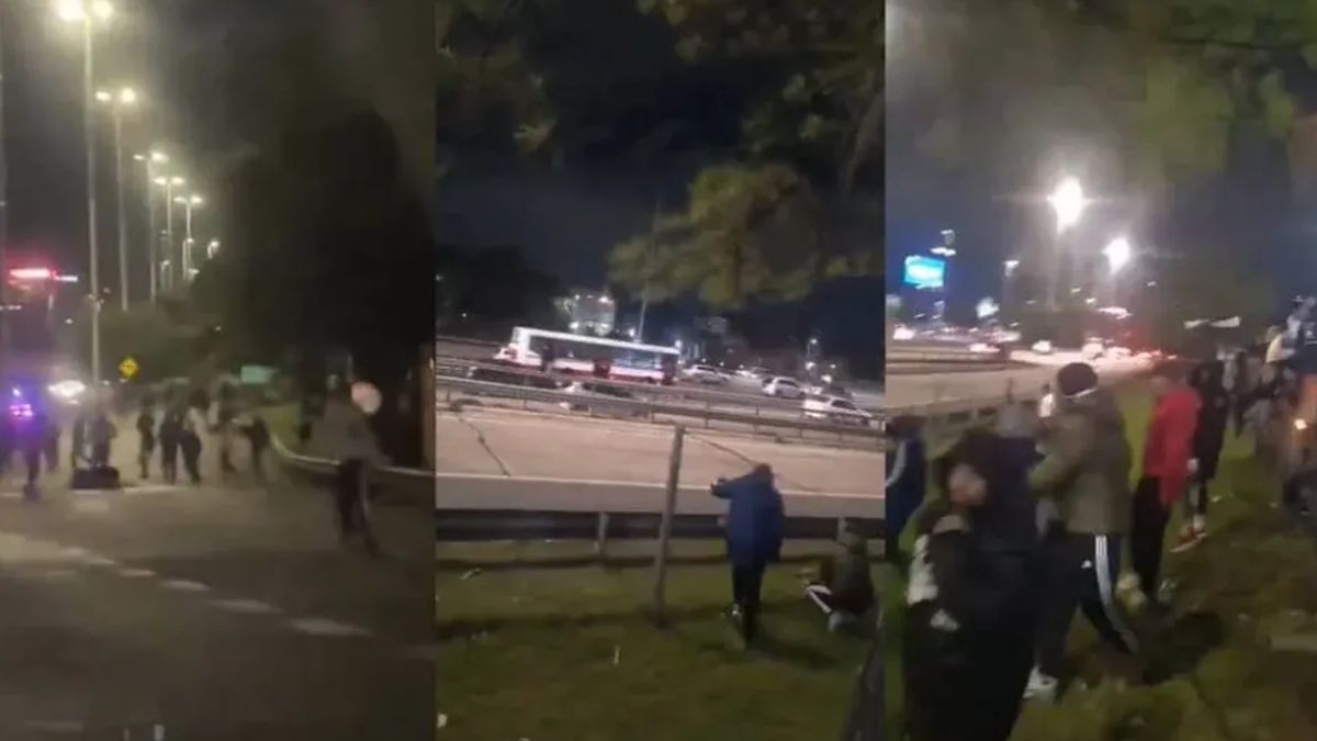 Impactantes imágenes: incidentes entre los hinchas de River y Platense tras el partido en el Monumental