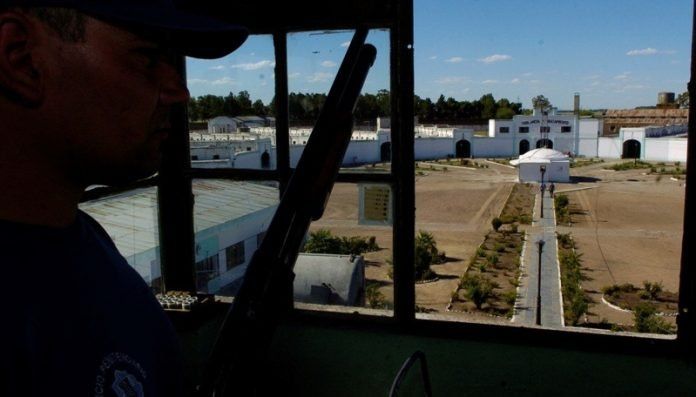 Penal de Sierra Chica. El preso pudo haber salido en el 2001, pero no quiso hasta ahora.