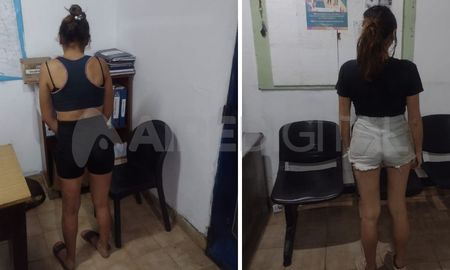 Las jóvenes quedaron detenidas en el marco de un confuso episodio. Las jóvenes quedaron detenidas en el marco de un confuso episodio.