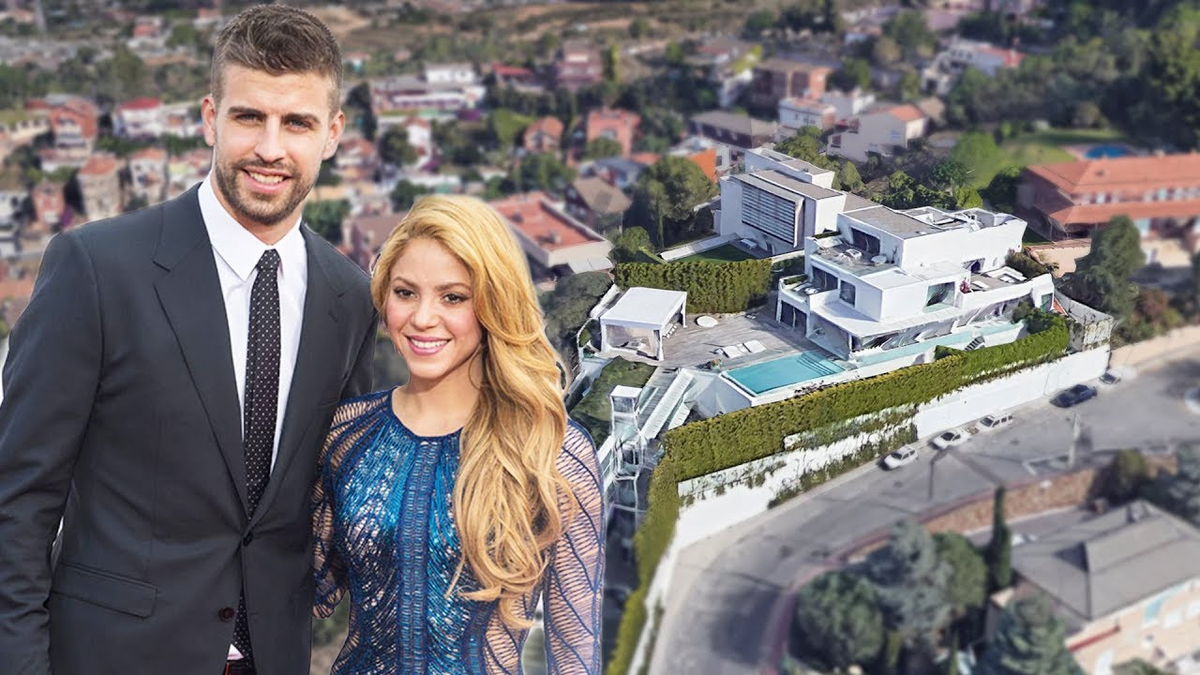 Así es la lujosa mansión que Shakira le dejó en Barcelona a Gerard Piqué
