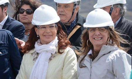 Cristina y Alicia Kirchner en Santa Cruz.