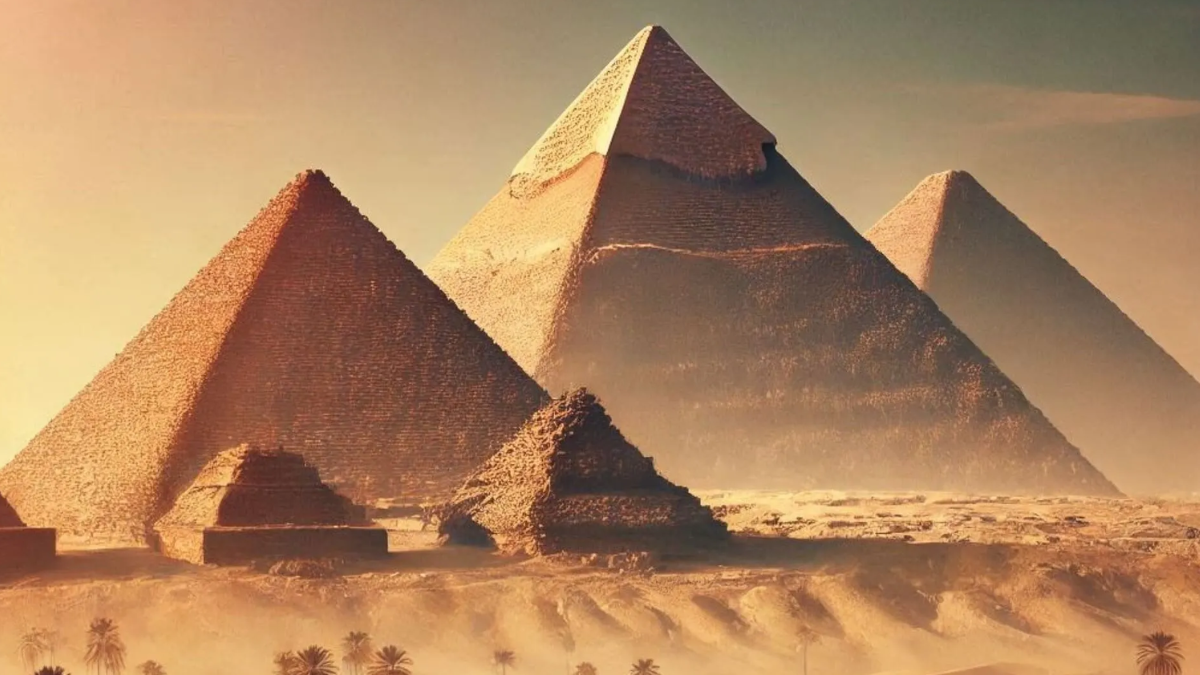 Investigación revela que las pirámides egipcias se construyeron con una máquina inteligente. Investigación revela que las pirámides egipcias se construyeron con una máquina inteligente.