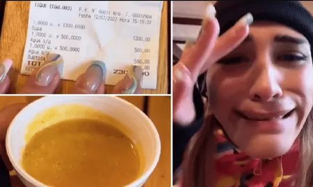 Una influencer pagó 1.300 pesos por una sopa en un bar de Bariloche y se largó a llorar Una influencer pagó 1.300 pesos por una sopa en un bar de Bariloche y se largó a llorar