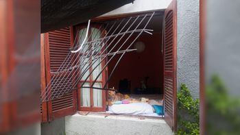 Barrio Los Hornos: forzó una ventana, robó un televisor e huyó a pie a plena luz del día