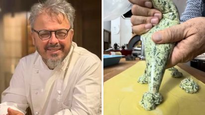 Donato de Santis reveló su receta de pansotti con tuco de nuez para viajar al norte de Italia
