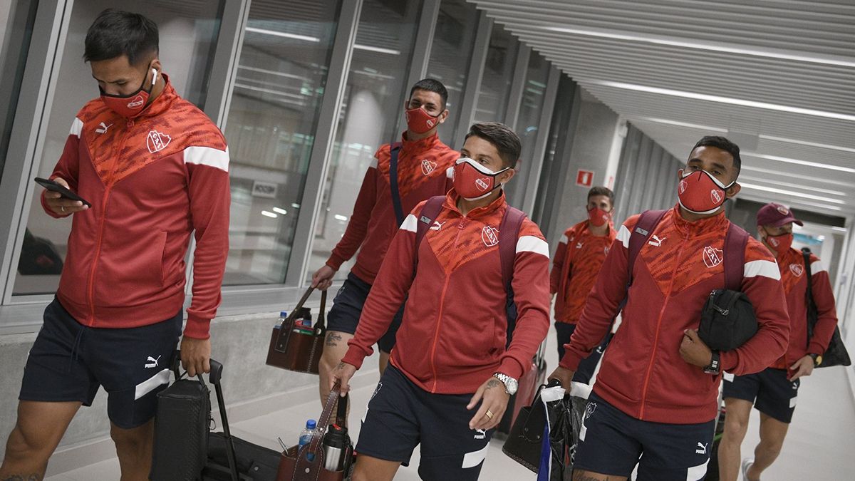 El plantel de Independiente ya fue liberado tras el periplo complicado que atravesó en Brasil.