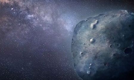Una impresión artística del asteroide azul 3200 Faetón. Una impresión artística del asteroide azul 3200 Faetón.