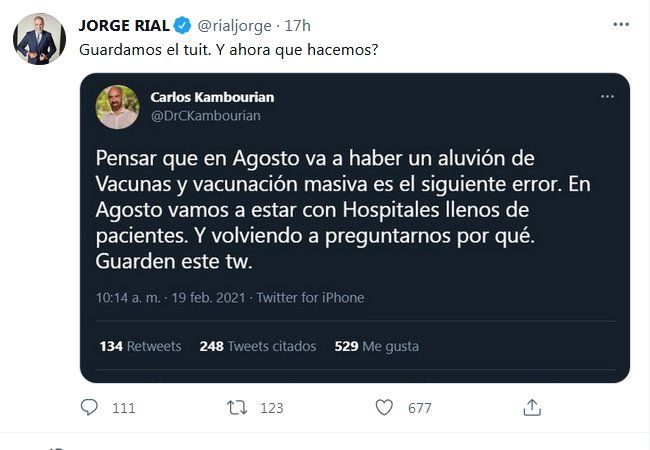 Jorge Rial contra Carlos Kambourian.