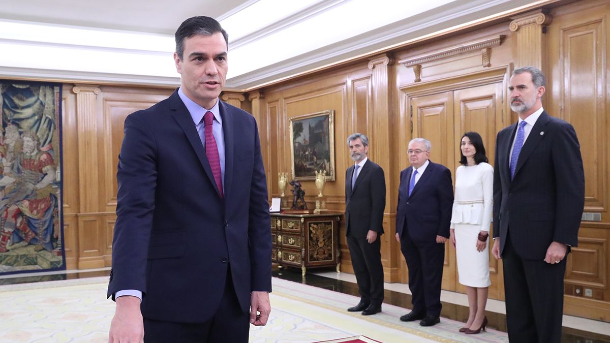 Pedro S&aacute;nchez&nbsp;jurament&oacute; ante la Constituci&oacute;n