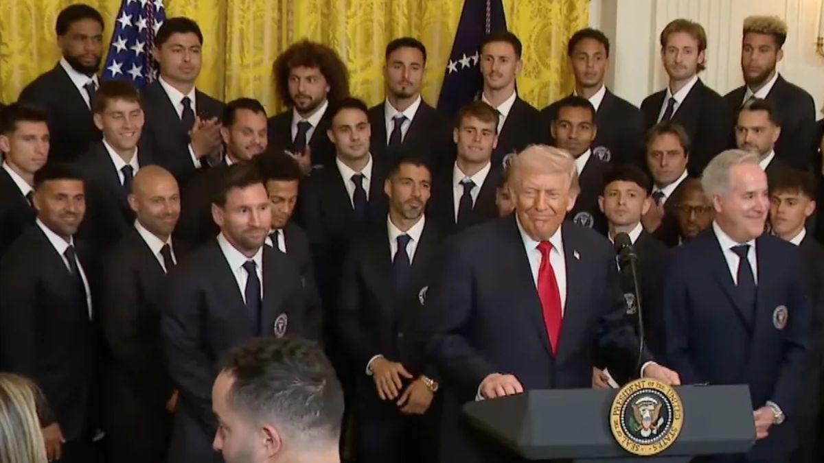 El Plantel de Inter Miami con Messi a la cabeza dijo presente en la Casa Blanca.