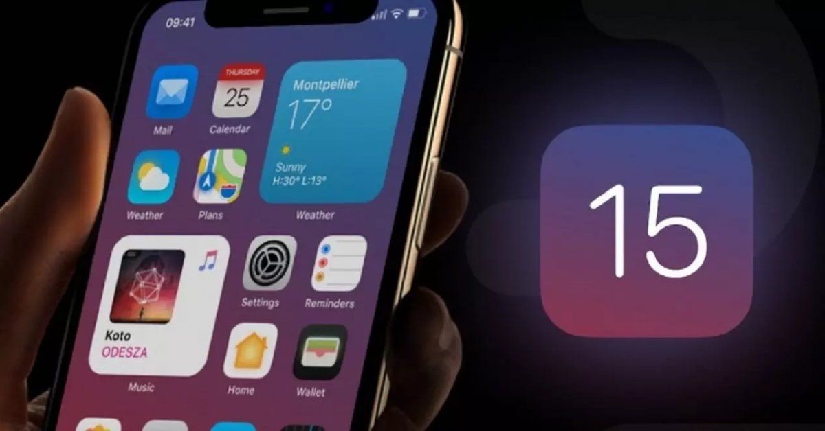 iOS 15 estará para septiembre u octubre.