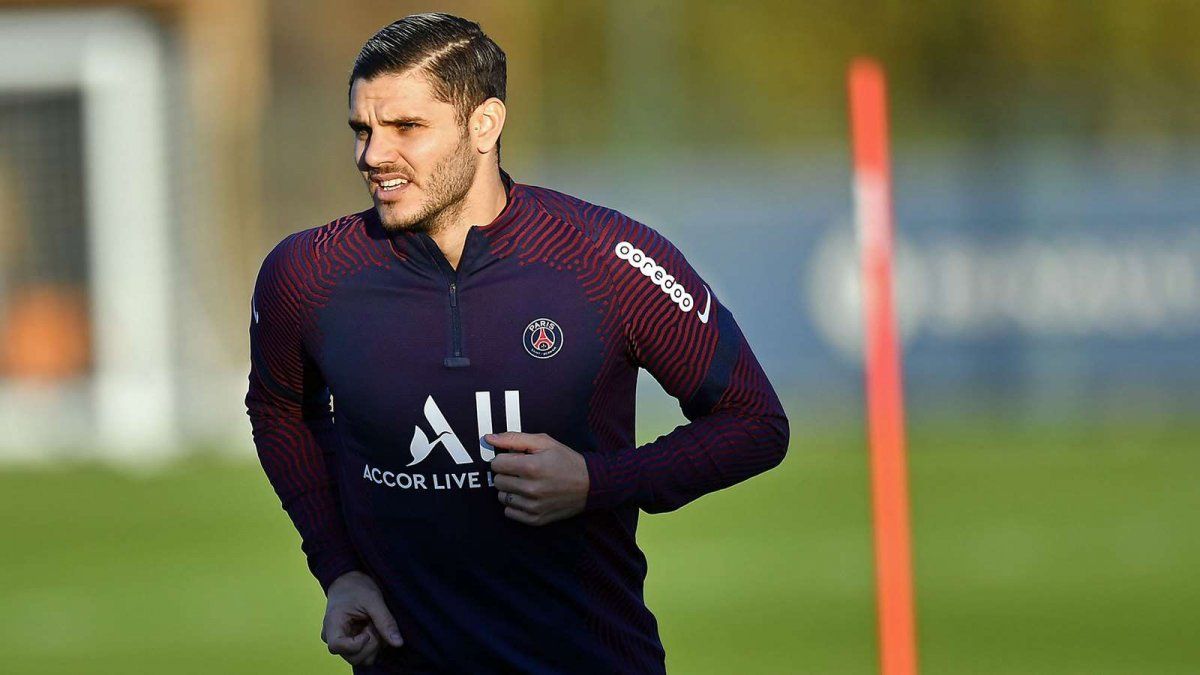 Mauro Icardi volvió a ausentarse del entrenamiento del Paris Saint-Germain