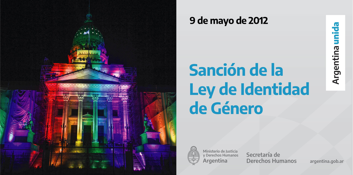 Efemérides del 9 de mayo: en 2012 se aprueba la ley de Identidad de Género