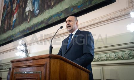 El gobernador en la Asamblea Legislativa este lunes. El gobernador en la Asamblea Legislativa este lunes.