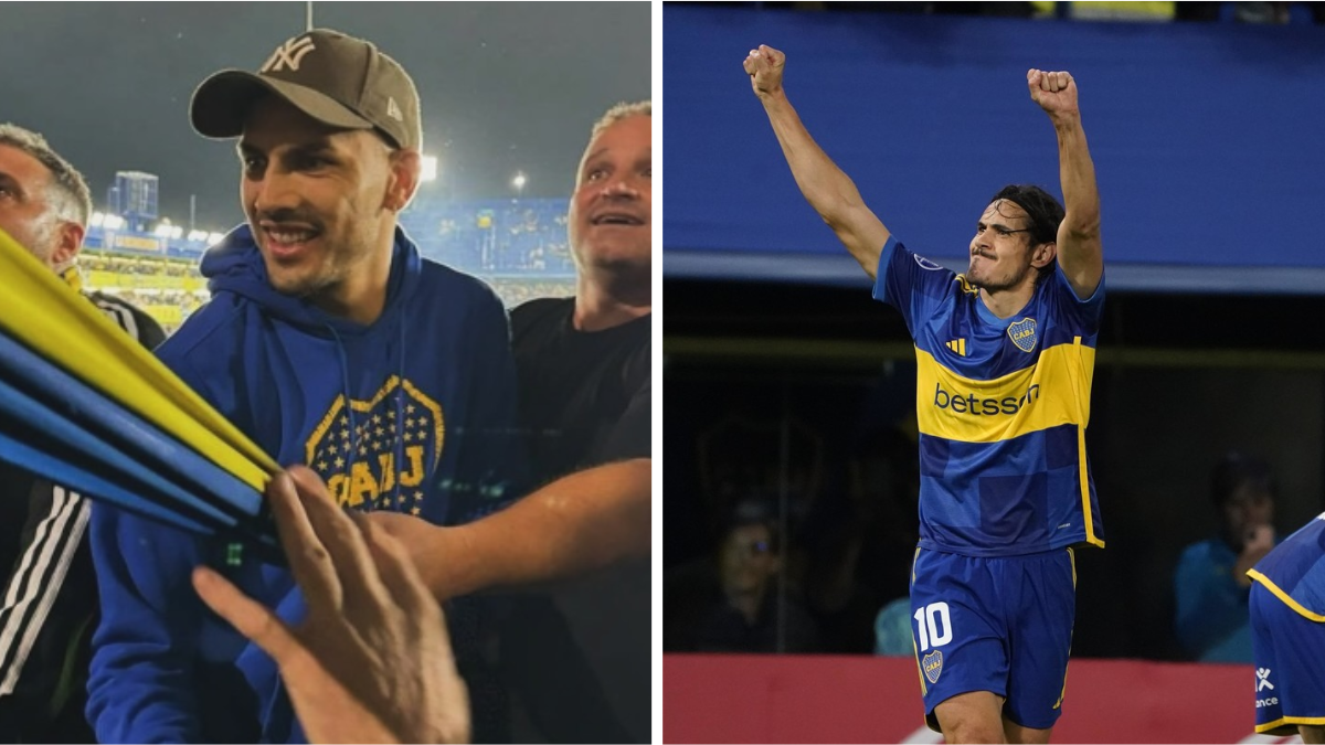 Leandro Paredes alentó a Boca ante Nacional Potosí en medio de La 12.