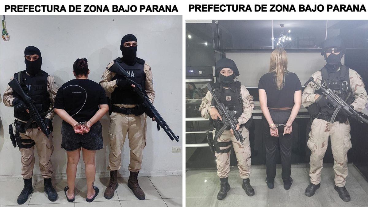 Mariana y Macarena cayeron en 19 operativos que realizó la Prefectura Naval en la zona sur de Rosario y en Granadero Baigorria. Mariana y Macarena cayeron en 19 operativos que realizó la Prefectura Naval en la zona sur de Rosario y en Granadero Baigorria.