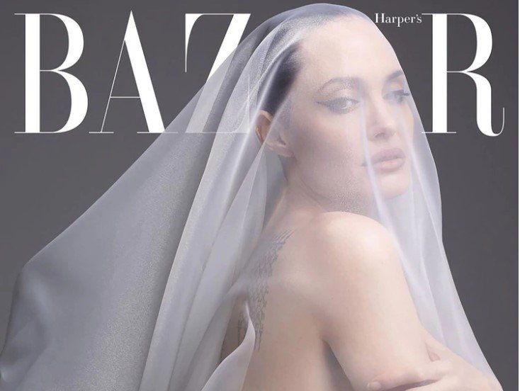 Angelina Jolie posó desnuda por primera vez: Tengo cicatrices que mostrar