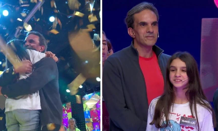 Los 8 escalones Kids: Isabella ganó un viaje a Disney y celebró junto a su papá Los 8 escalones Kids: Isabella ganó un viaje a Disney y celebró junto a su papá