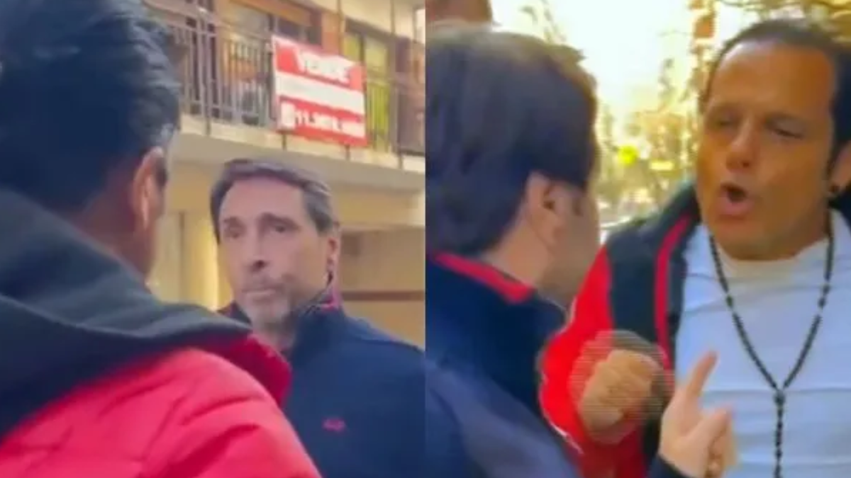 Marcelo Peretta agredió al periodista Eduardo Feinmann.