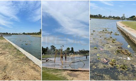 El Parque del Sur, uno de los espacios públicos más importantes de la ciudad, se encuentra en estado crítico. El Parque del Sur, uno de los espacios públicos más importantes de la ciudad, se encuentra en estado crítico.