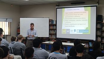 La Escuela Granja de la UNL desarrolla un sistema de riego automatizado