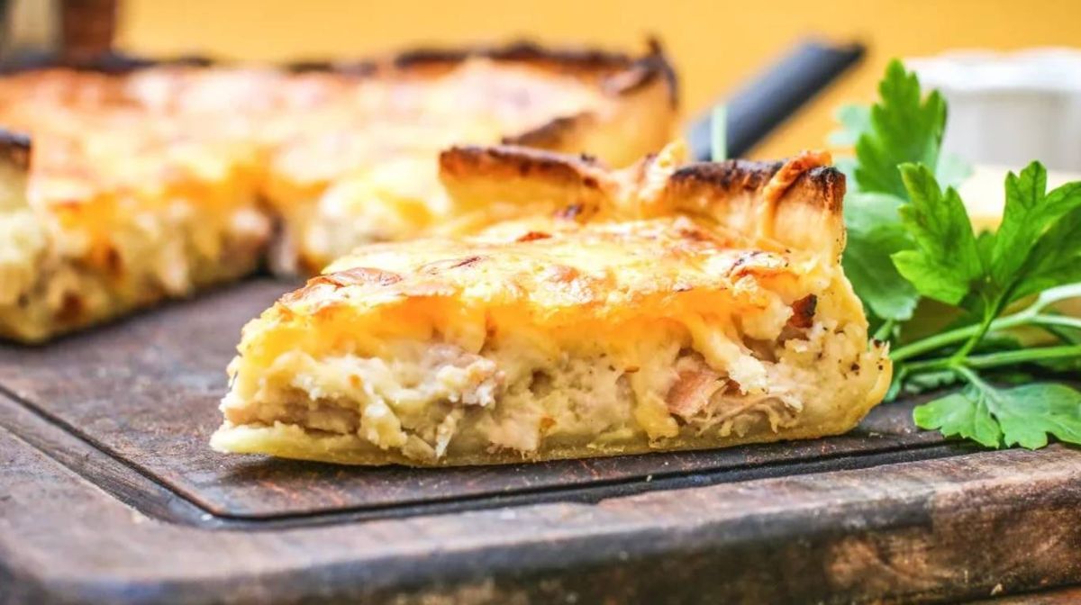 Tarta de pollo exquisita con el toque especial de Maru Botana.