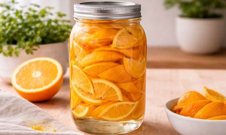 El truco con cáscara de naranja y vinagre para limpiar la casa. El truco con cáscara de naranja y vinagre para limpiar la casa.