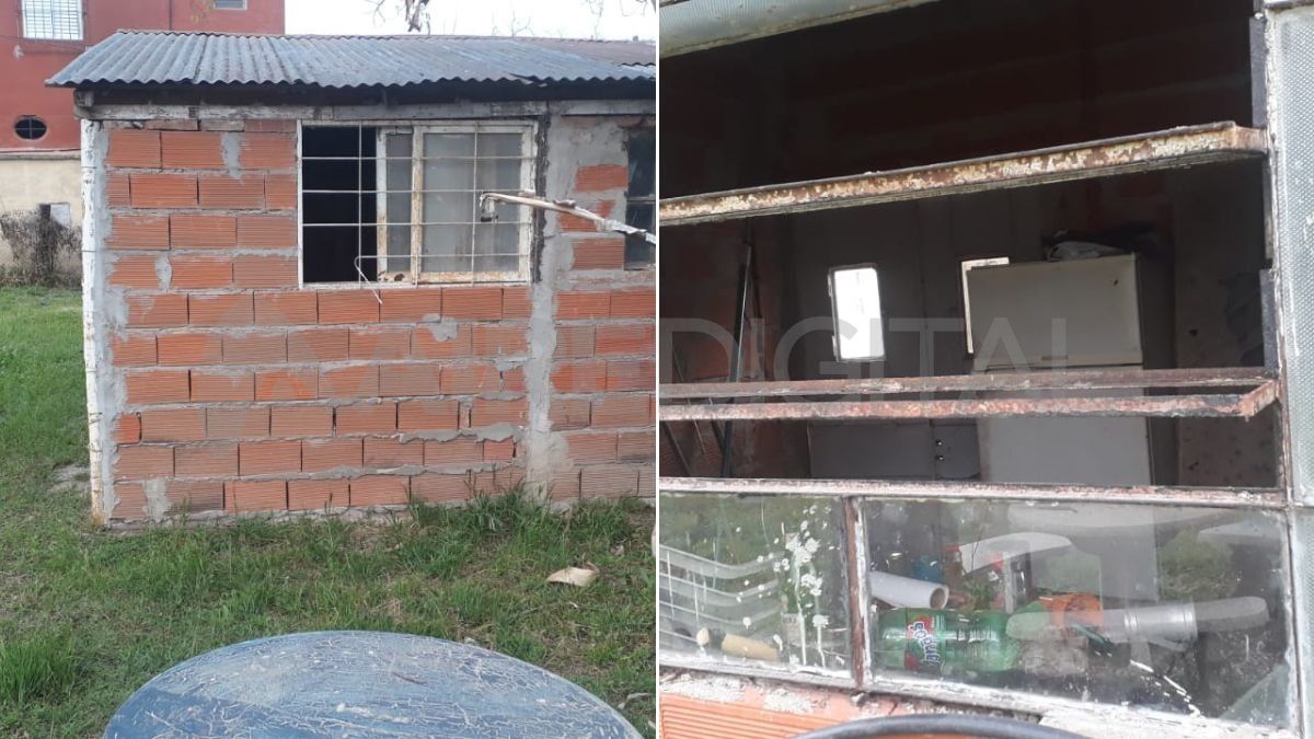 Las cuatro casas violentadas este jueves están una al lado de la otra.