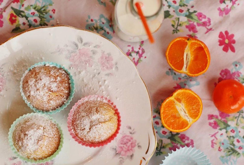 Pastelitos de mandarina, una receta deliciosa y muy aromática