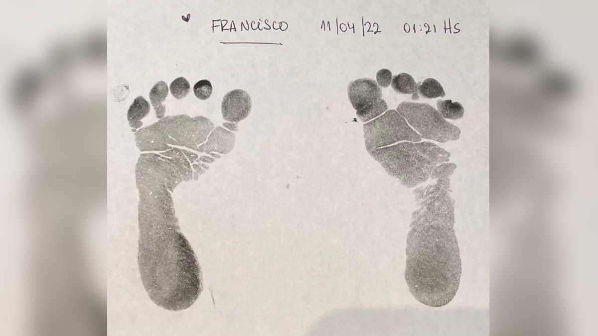 Francisco Fernández nació a las 1.21 del 11 de abril de 2022.