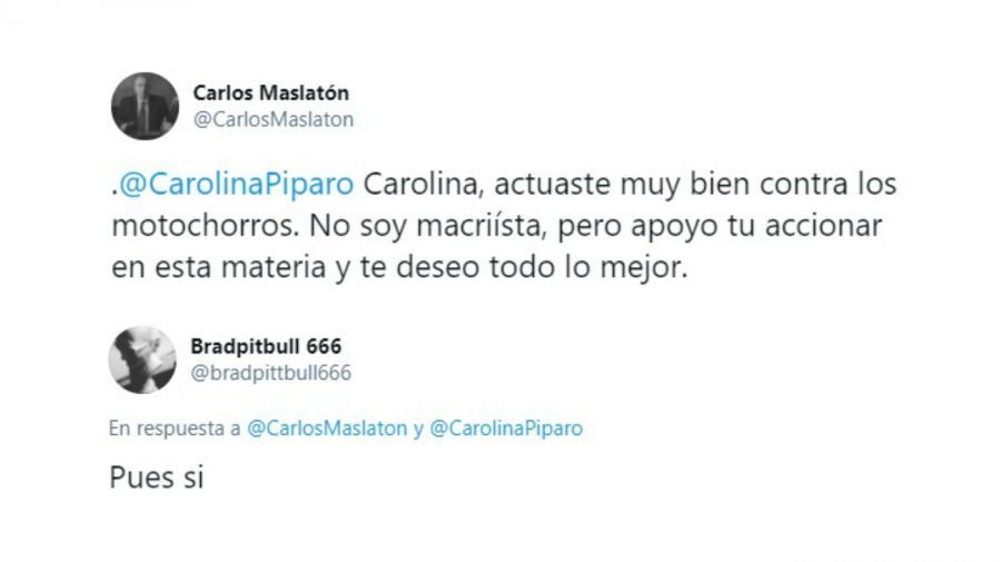 Andrés Calamaro y su apoyo a Carolina Píparo.