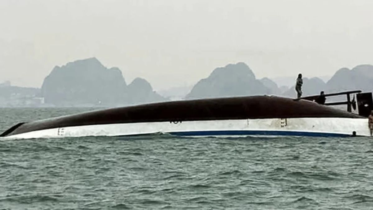 El barco dio una vuelta campana y murieron la mayoría de sus ocupantes.