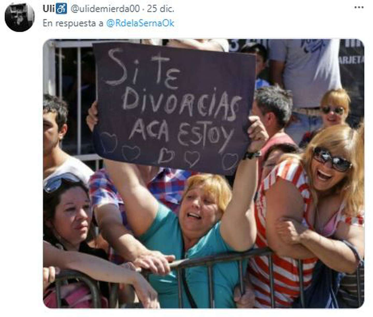 La reacci&oacute;n de los usuarios a la foto de Rodrigo de la Serna con una moza.