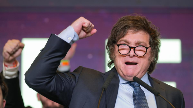 Javier Milei, uno de los candidatos que se disputa la presidencia de la Argentina.&nbsp;