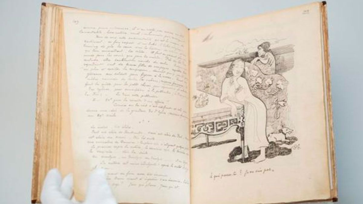A modo de testamento, el último manuscrito de Paul Gauguin podrá ser consultado online